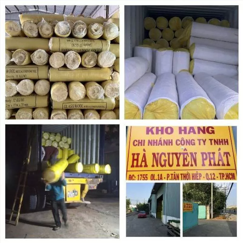 BÔNG THỦY TINH TỶ TRỌNG 32KG/M3 ( 1.2M X 15M X 25MM)