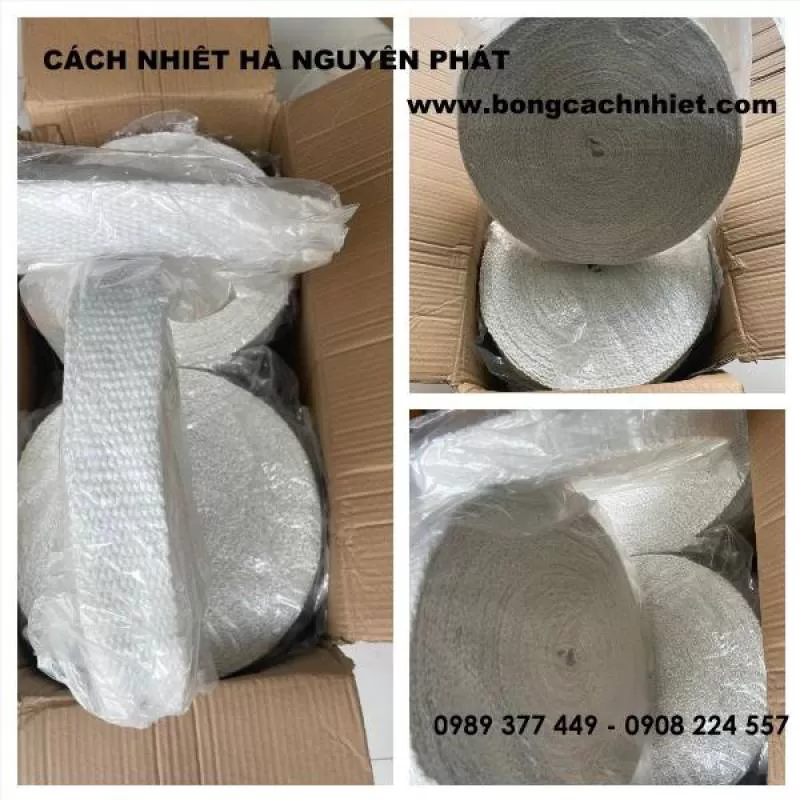 CERAMIC FIBER 600-1260 ĐỘ C 50W x 3T x 30M