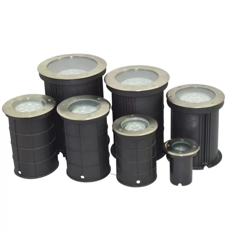 Đèn LED âm đất chỉnh hướng 9w 12w 18w 24w trang trí ngoài trời chống nước ip65 đổi màu RGB cao cấp TL-ADCH02