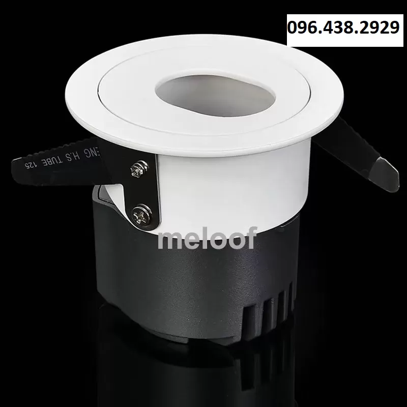 Đèn âm trần downlight LED COB xoay góc 30 độ góc chiếu hẹp phi 75 7w 10w chip Bridgelux nguồn Done chống chói cao cấp TL-ATCCE76