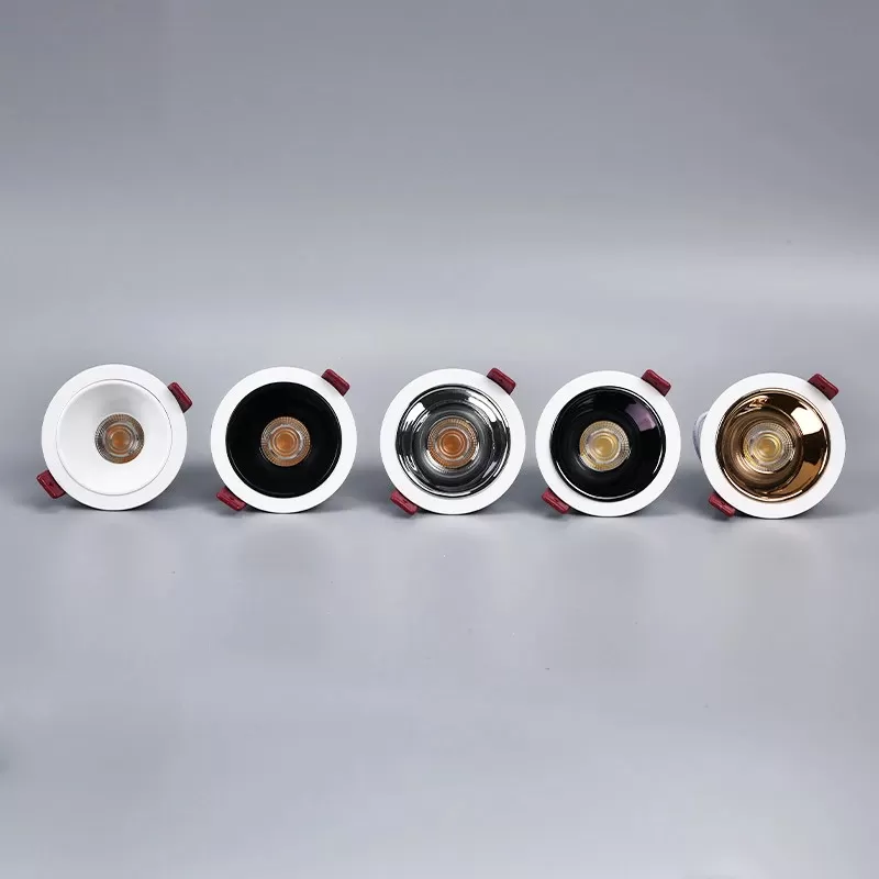 Đèn âm trần downlight LED COB tán quang 7w 12w lỗ khoét 75mm góc chiếu 24 độ chip Bridgelux nguồn Done chống chói cao cấp TL-ATD75
