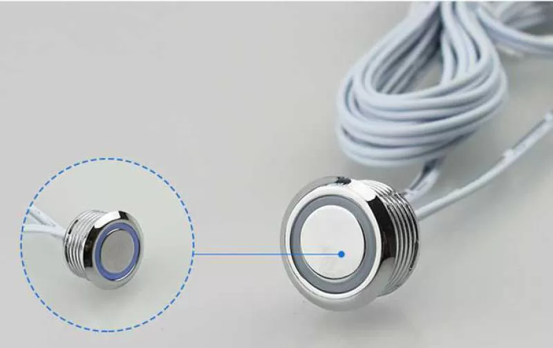 Cảm biến chạm tay công tắc bật tắt đèn LED 12v cho hệ tủ cao cấp TL-HW-V01CT