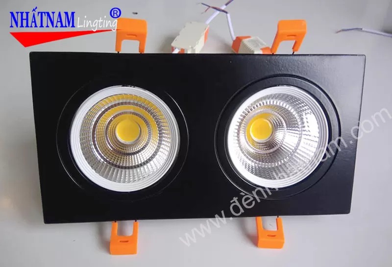 Âm trần Vuông Đôi vỏ đen – vỏ trắng