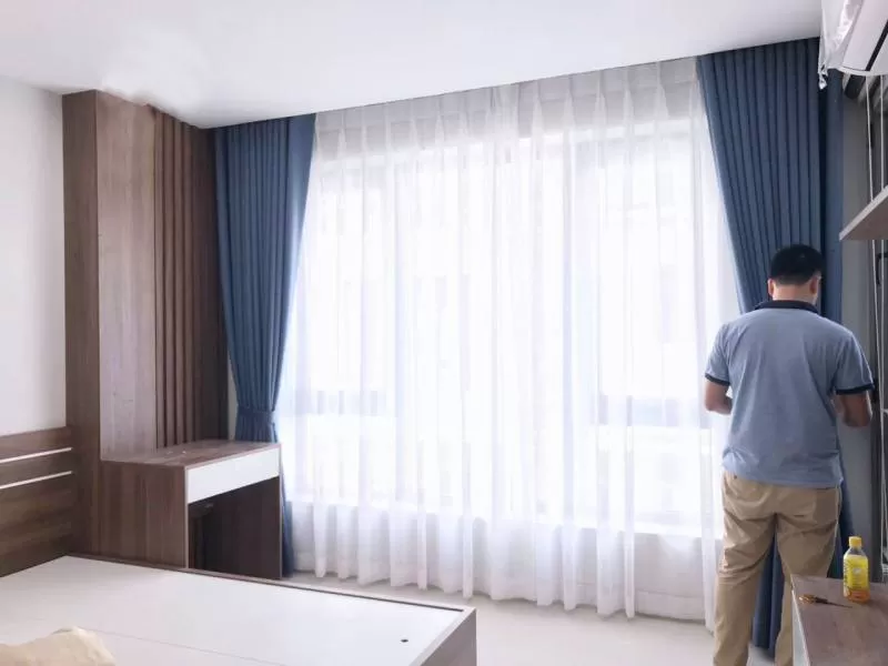Rèm Vải Đẹp Cao Cấp HQ16
