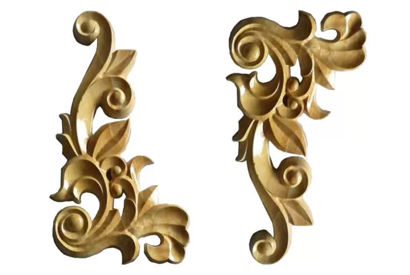 Phù điêu hoa văn vân đá DF1