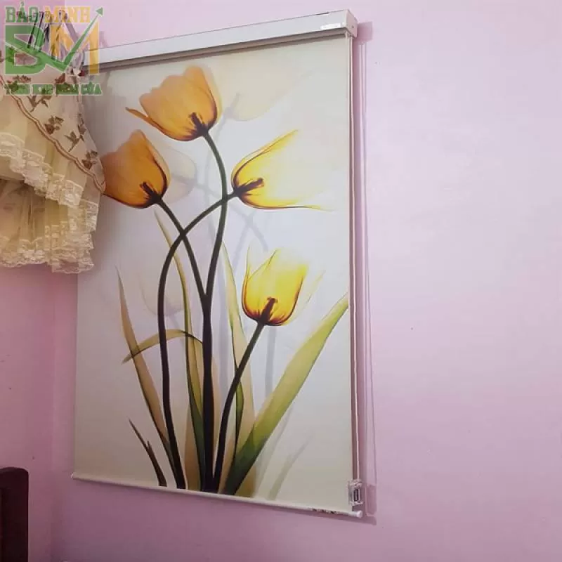 Rèm in tranh 3D cản nắng đẹp giá rẻ mã B03