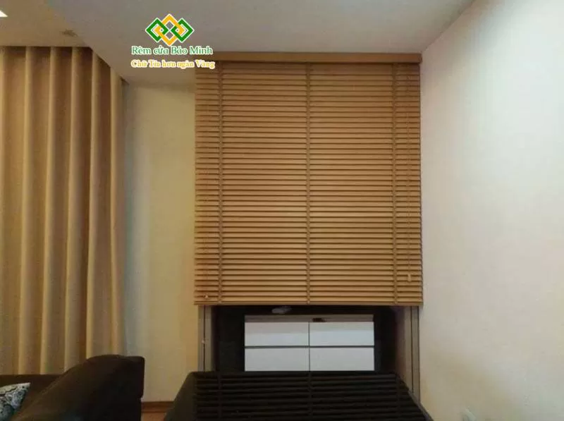 Rèm cửa gỗ che ban thờ đẹp