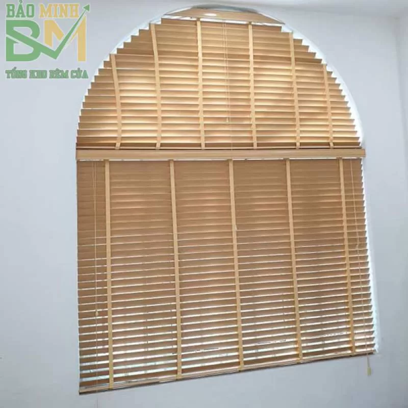 Rèm gỗ cửa sổ vòm hãng Gracehome Mã MSJ06
