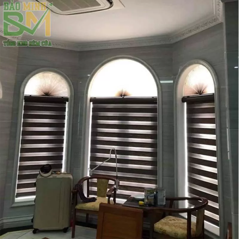 Rèm cho cửa sổ cửa vòm đẹp giá rẻ