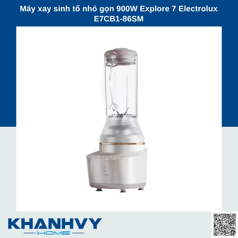 Máy xay sinh tố nhỏ gọn 900W Explore 7 Electrolux E7CB1-86SM 30-4