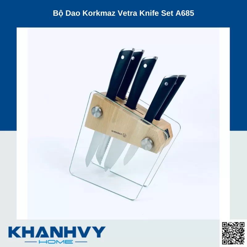 Bộ dao Korkmaz Vetra Knife Set A685 Châu Âu Outlet