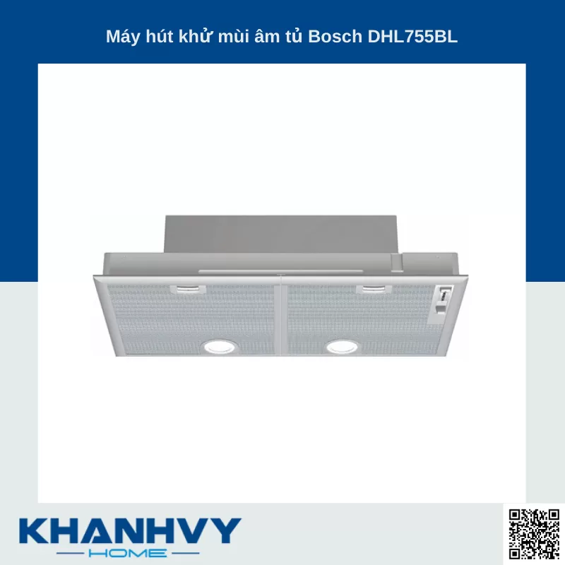 Máy hút khử mùi âm tủ Bosch TGB.DHL755BL - Serie 4 NEW 100% Outlet T6 
