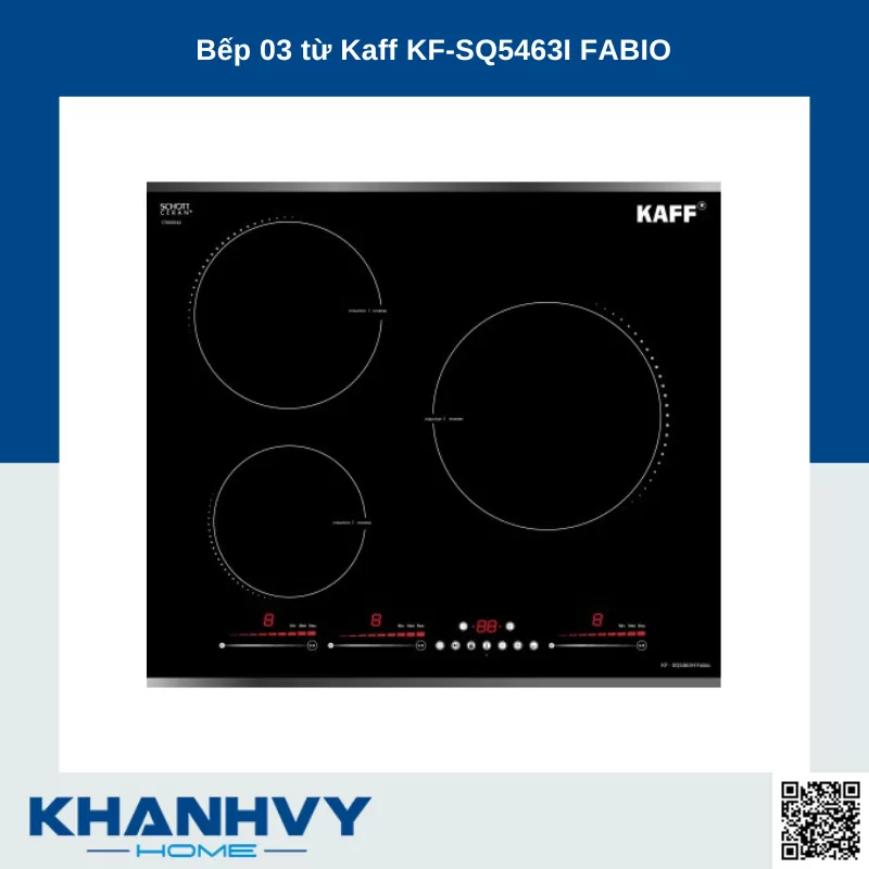 Bếp 03 từ Kaff KF-SQ5463I FABIO 
