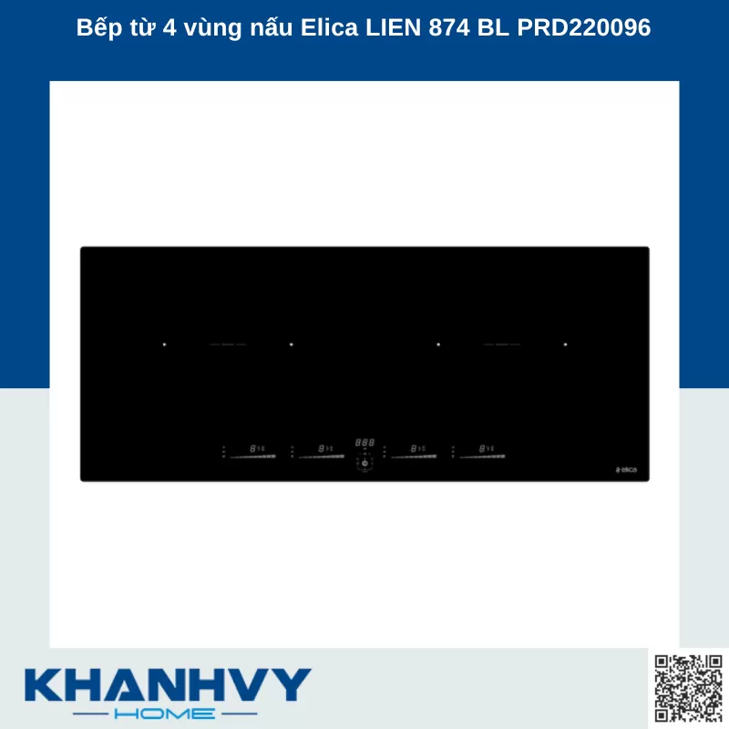 Bếp từ 4 vùng nấu Elica LIEN 874 BL PRD220096
