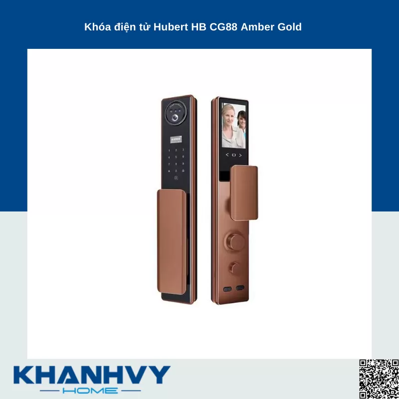 Khóa điện tử Hubert HB CG88 Amber Gold