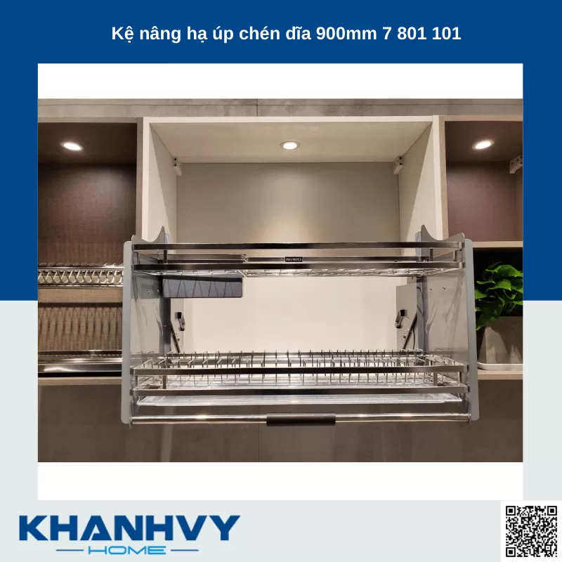 Kệ nâng hạ úp chén dĩa Imundex 900mm 7 801 101