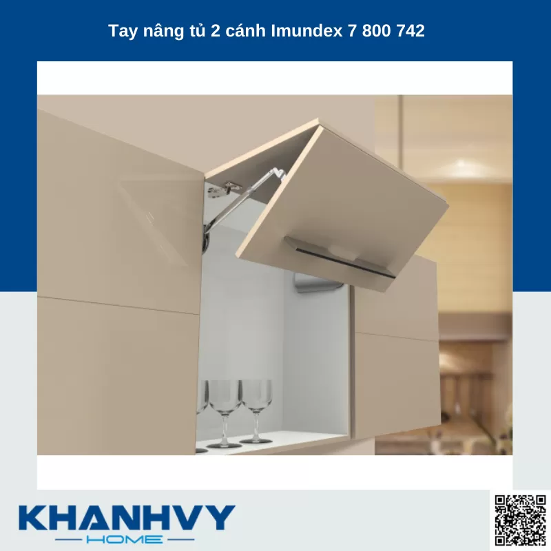 Tay nâng tủ 2 cánh Imundex 7 800 742 