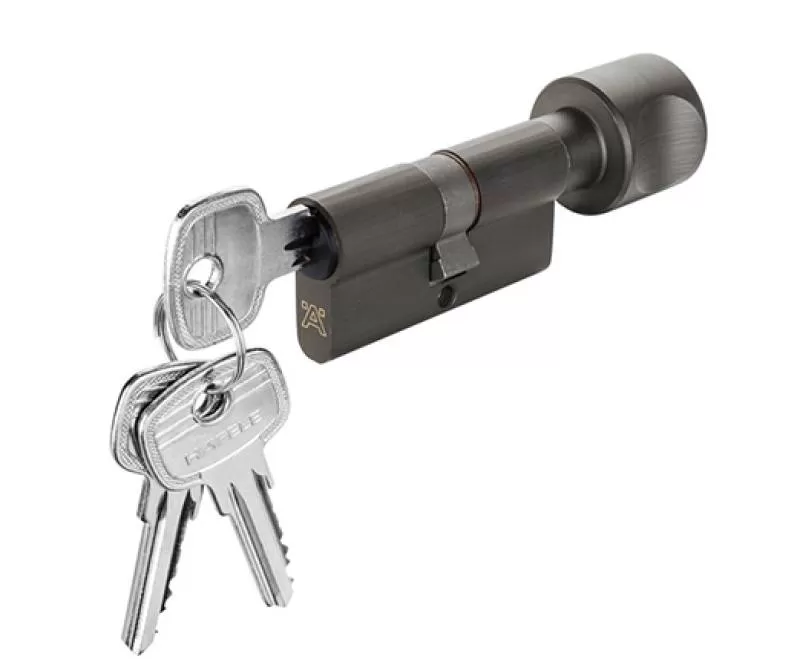 Ruột Khóa 1 Đầu Vặn 1 Đầu Chìa 61mm Hafele 916.63.321