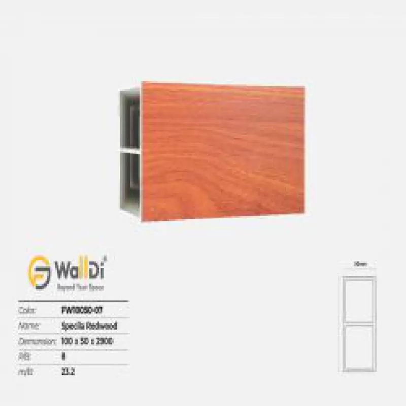 Thanh lam trang trí Walldi FW10050-07 - Specila Redwood - 50mm