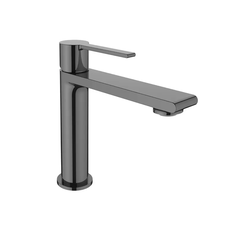 Vòi chậu rửa mặt lavabo màu ghi Huge H-8600VM
