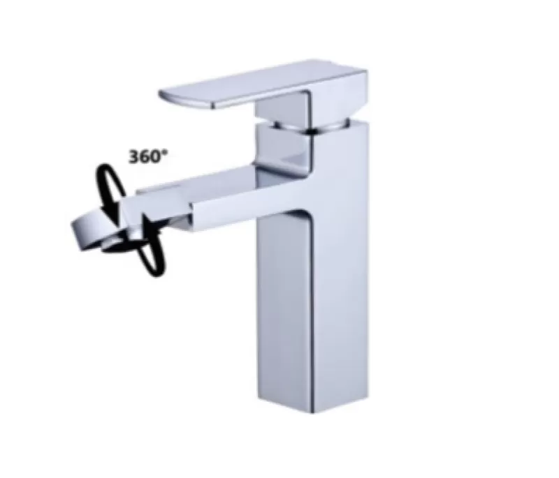 Vòi chậu lavabo nóng lạnh Ecofa E-7001A