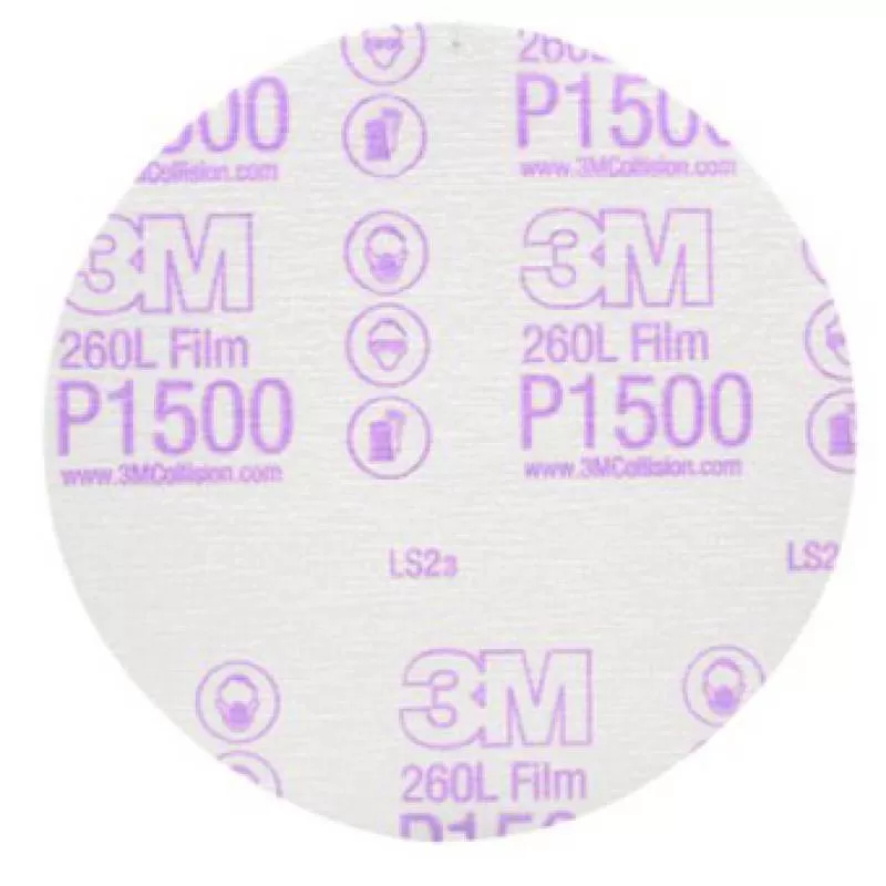 Nhám đĩa film 3M Hookit 260L, độ hạt P1500