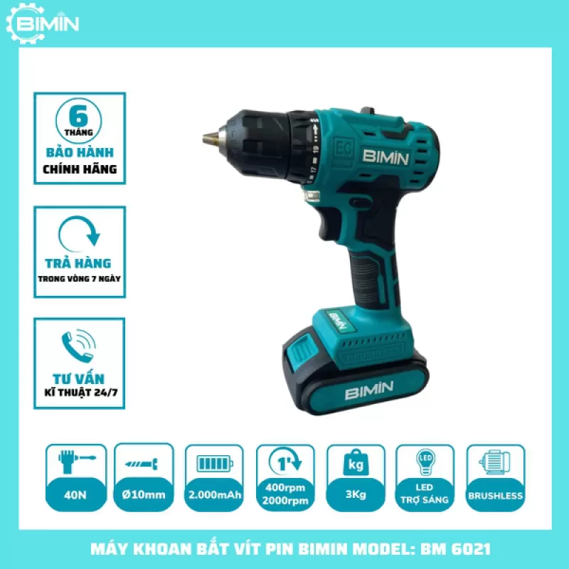 MÁY KHOAN VÍT PIN 21V BM-6021