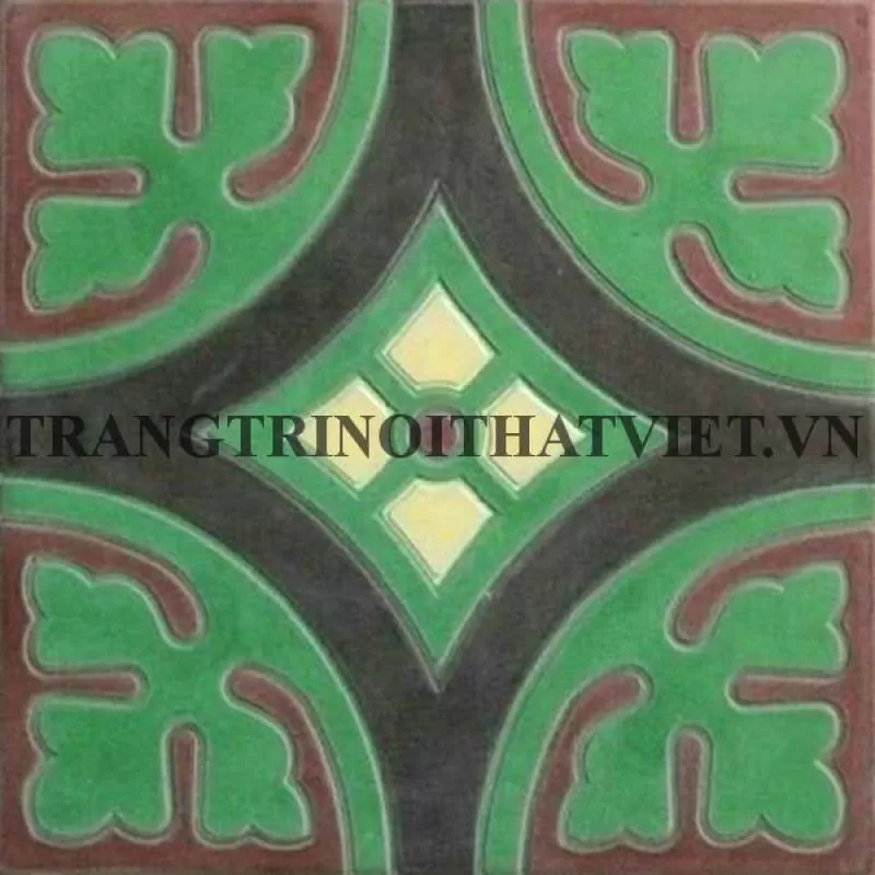 Gạch bông 3D 20x20, V20R-09 - trangtrinoithatviet.vn