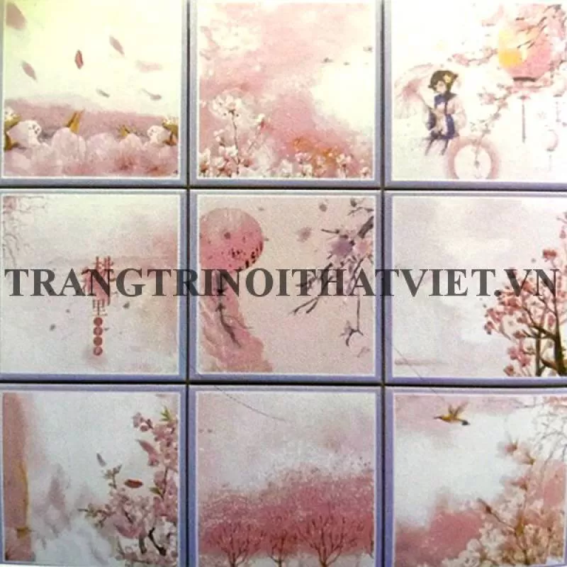 Gạch bông men 20x20, BM-P130 - trangtrinoithatviet.vn