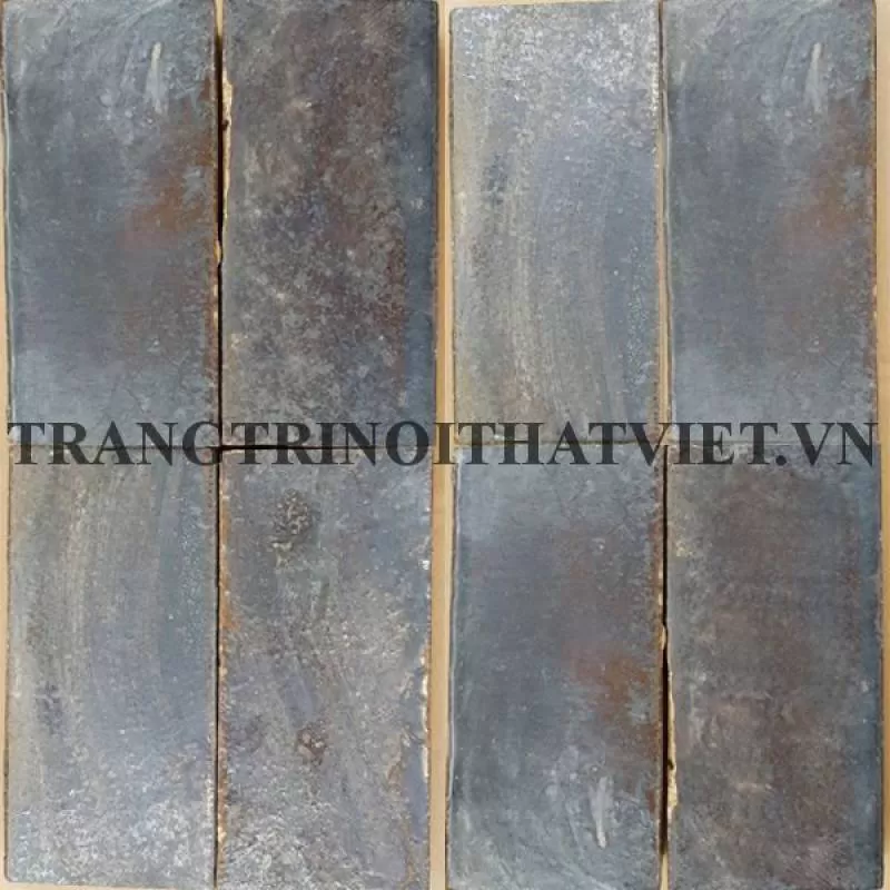 Gạch gốm nung 7.5x15 cm, Xám thô - trangtrinoithatviet.vn