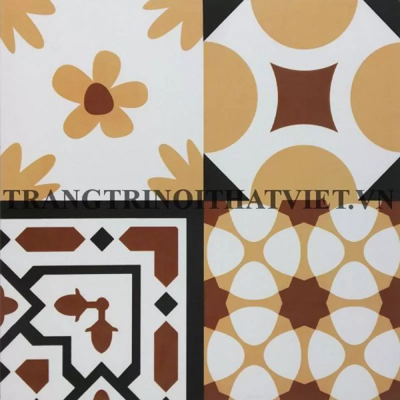 Gạch bông men 30x30, BM-33062 - trangtrinoithatviet.vn