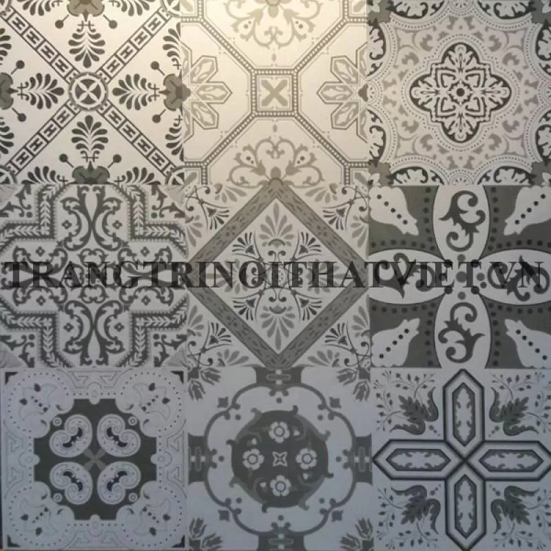 Gạch bông men 60x60, HC6611 - trangtrinoithatviet.vn