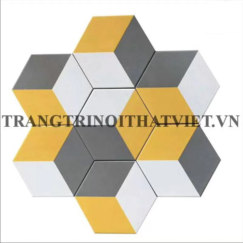 Gạch bông men lục giác, LGM-A038