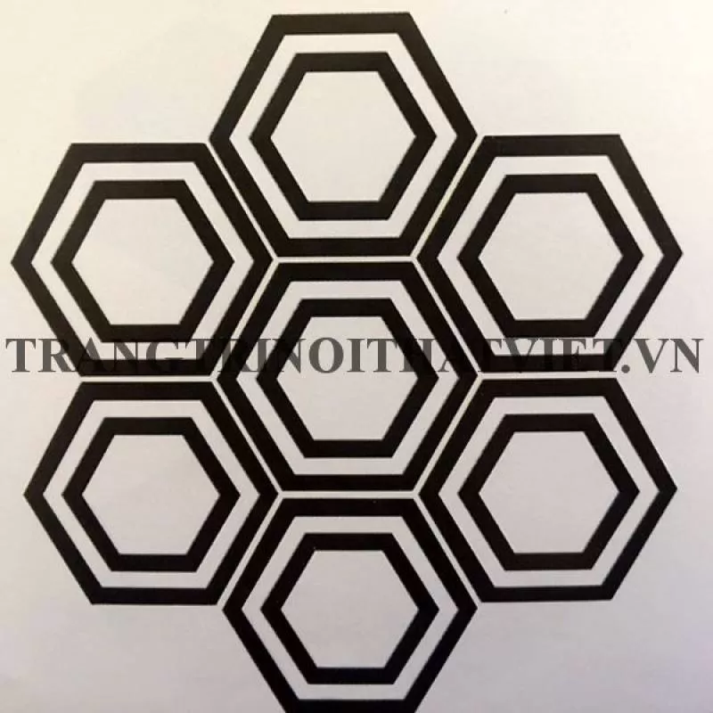 Gạch bông men lục giác, LGM-005