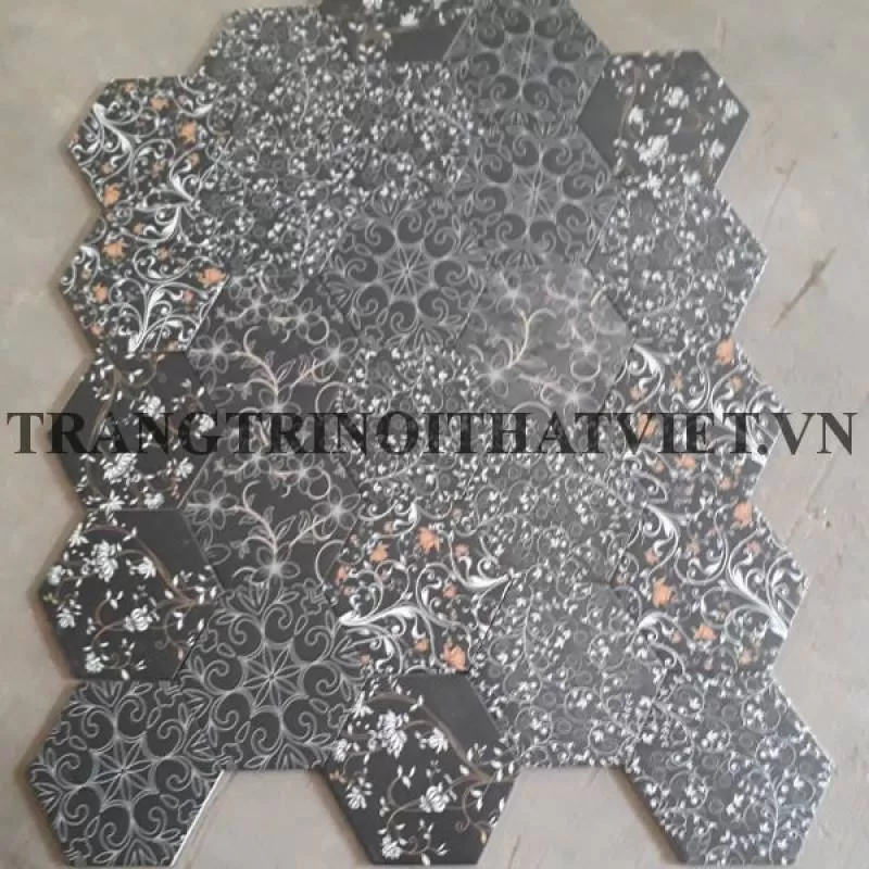 Gạch bông men lục giác, LGM-002