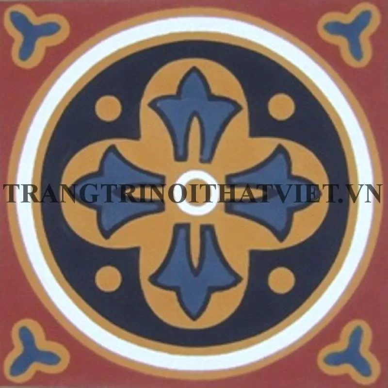 Gạch bông 20x20, V20-34 - trangtrinoithatviet.vn