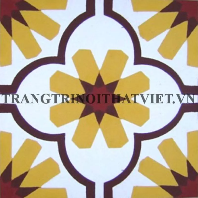 Gạch bông 20x20, V20-29 - trangtrinoithatviet.vn