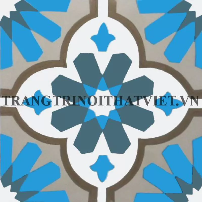 Gạch bông 20x20, V20-26 - trangtrinoithatviet.vn