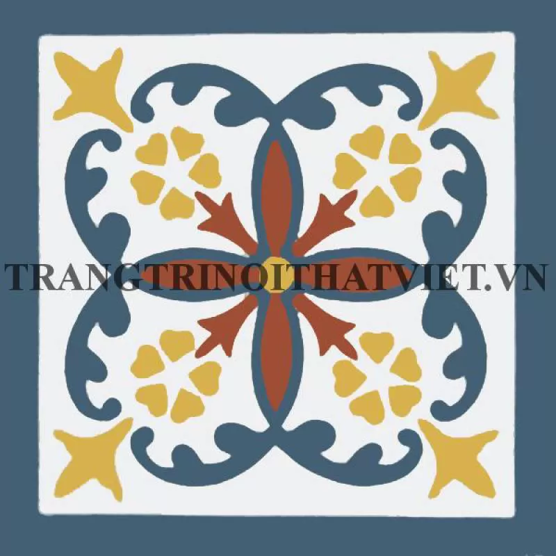 Gạch bông 20x20, V20-20 - trangtrinoithatviet.vn