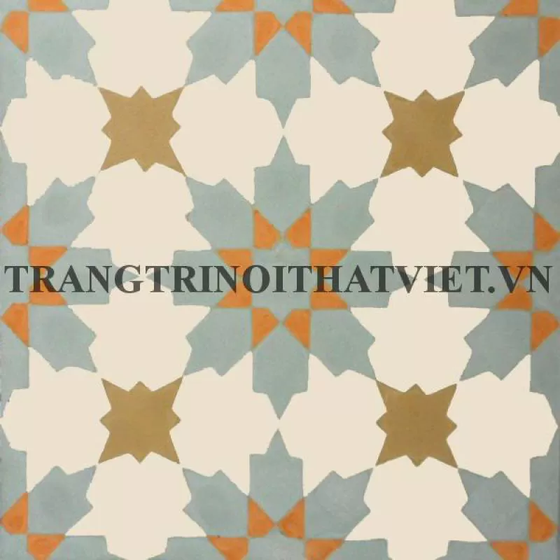 Gạch bông 20x20, V20-14 - trangtrinoithatviet.vn