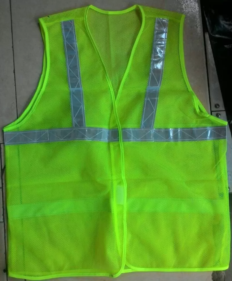 Áo lưới phản quang vàng chanh