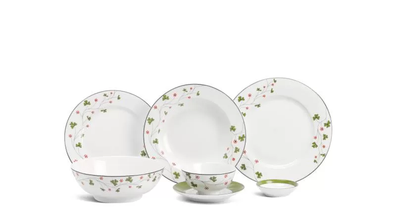 Bộ đồ ăn 10 người 36 sản phẩm - Jasmine - Hoa May Mắn