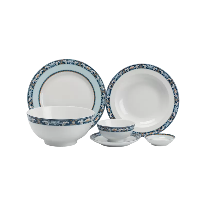 Bộ đồ ăn 10 người 36 sản phẩm - Jasmine - Phước Lộc Thọ 