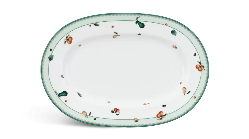 Dĩa oval 32 cm - Camellia - Quả Ngọt