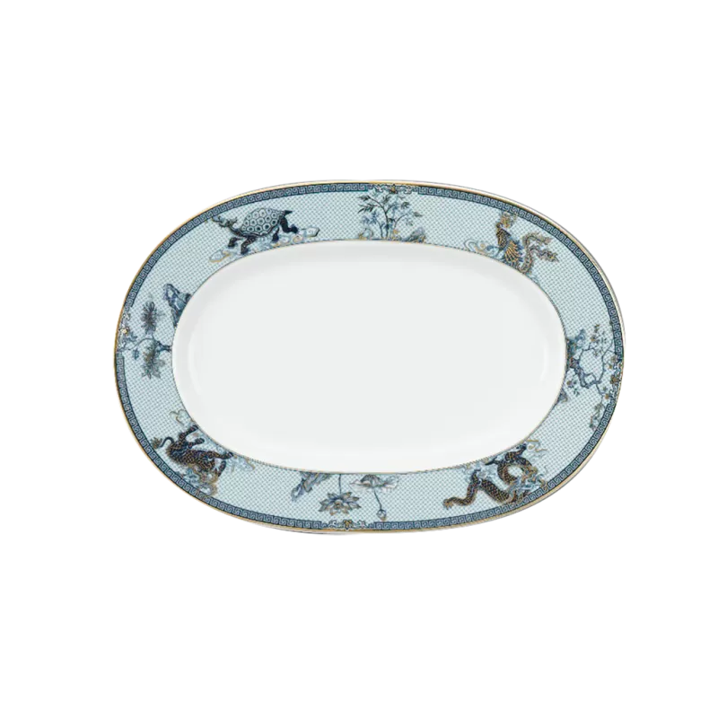 Dĩa oval 32 cm - Camellia - Tứ Linh