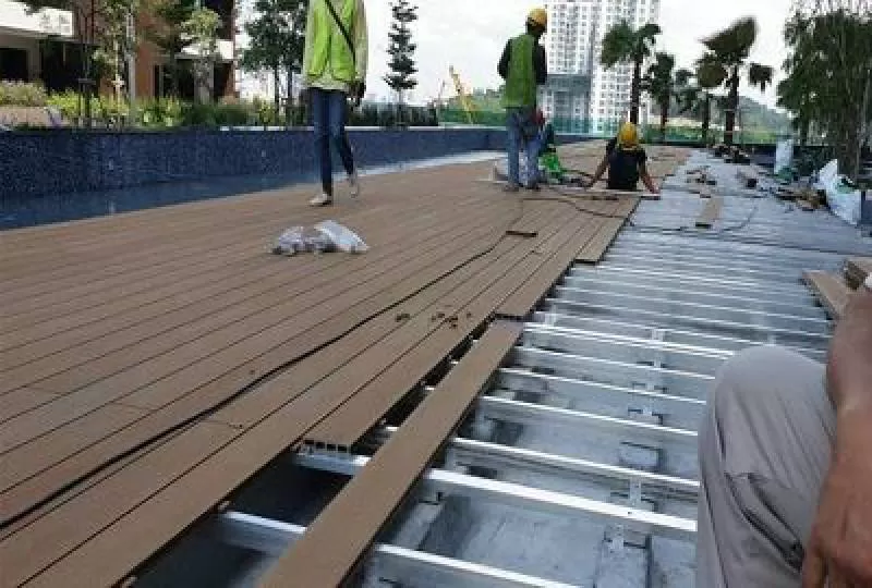 Sàn nhựa ngoài trời hồ bơi 5