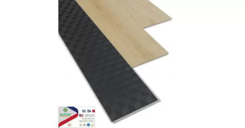 SÀN NHỰA GLOTEX ĐẾ CAO SU US-104
