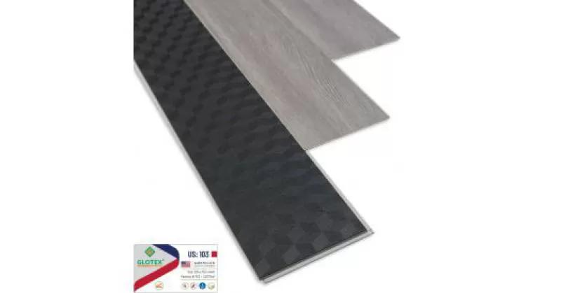SÀN NHỰA GLOTEX ĐẾ CAO SU US-103