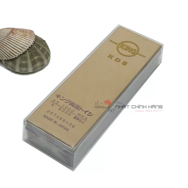 Đá mài 2 mặt KING DELUXE - #1000/6000 - Nhập khẩu Nhật Bản