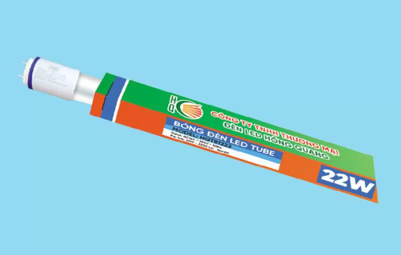 Bóng Led TUBE T8 1m2-22W Vàng 3300K